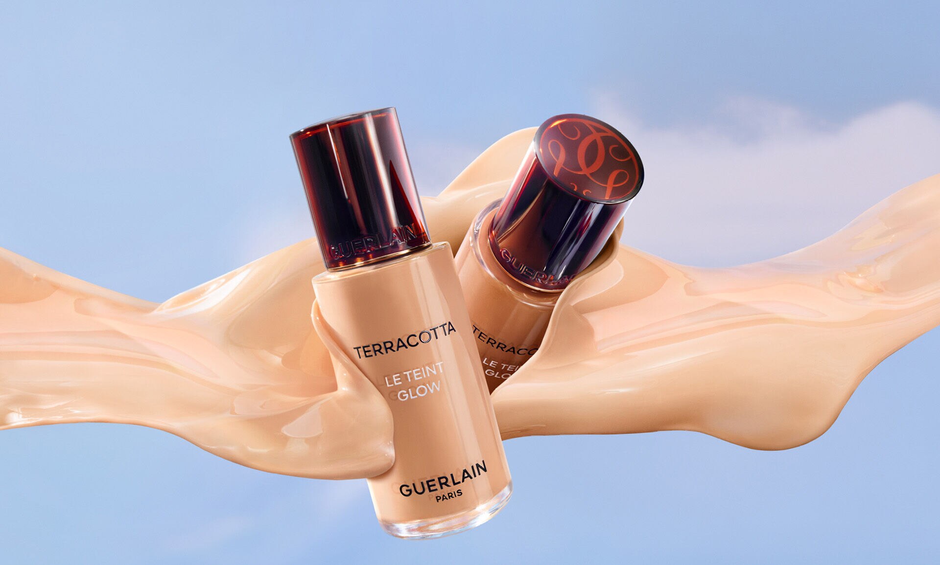 Background of the starting page: FIND YOUR PERFECT SHADE