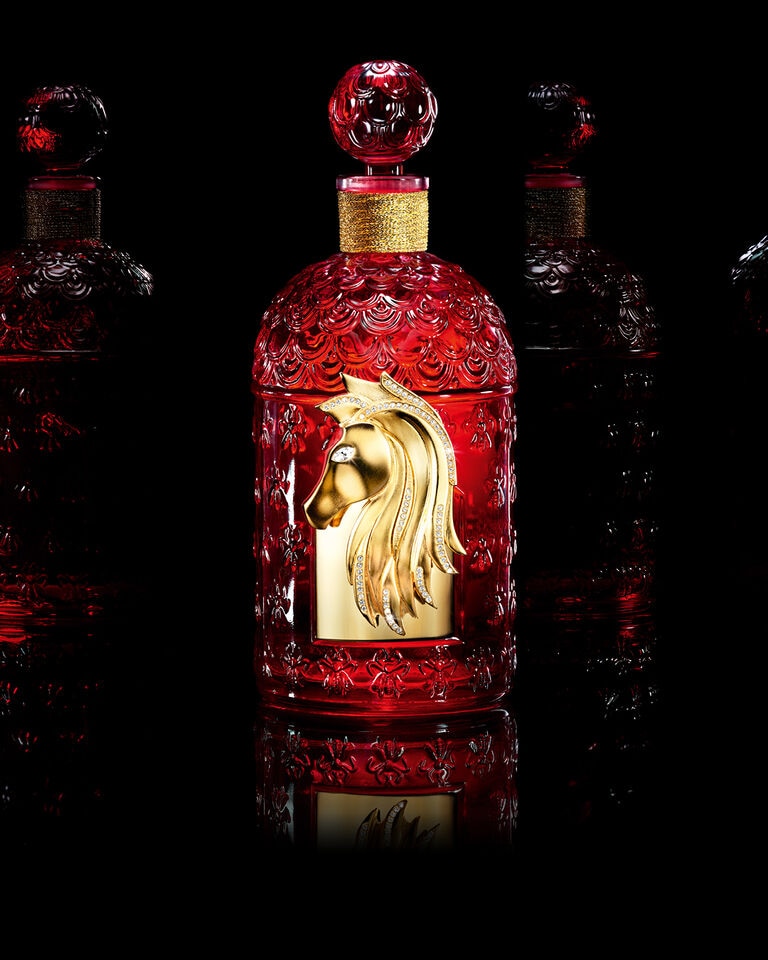 The new limited edition Exceptional Rendezvous perfume bottle to celebrate Chinese New Year