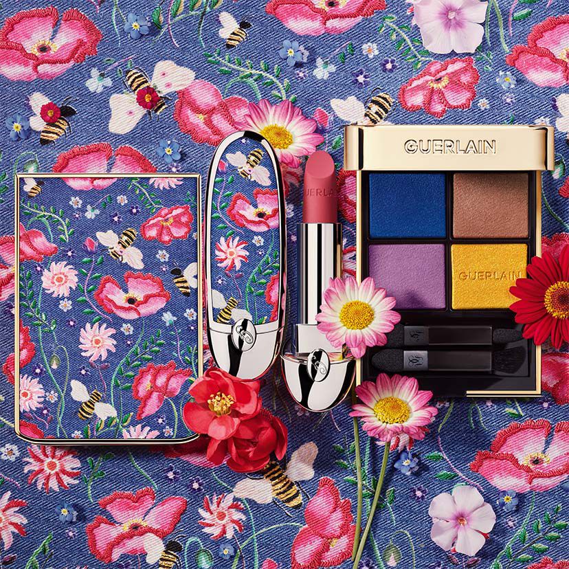 Denim floral deals