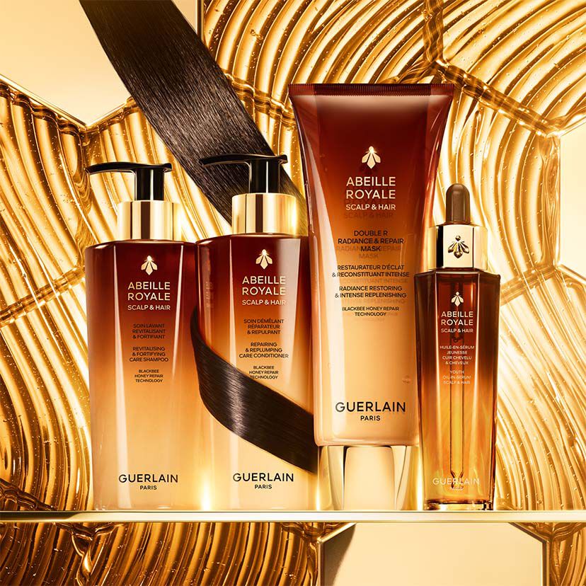 ゲランGUERLAIN SCALP & HAIR 4点セット Abeille Royale ⋅ SCALP & HAIR YOUTH RITUAL ⋅ GUERLAIN