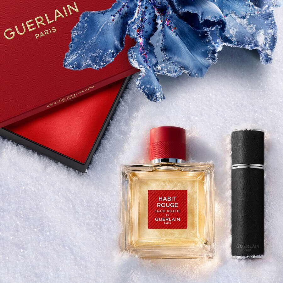 HABIT ROUGE DE GUERLAIN PARIS - COFFRET EAU DE TOILETTE (Voir l'image 2/2)