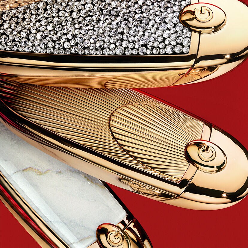 GUERLAIN ROUGE G Case LE STRASSE Shiny Lip Case with Double
