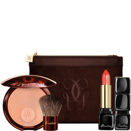 Terracotta Nude Healthy glow kit: Terracotta glow powder & KissKiss lipstick