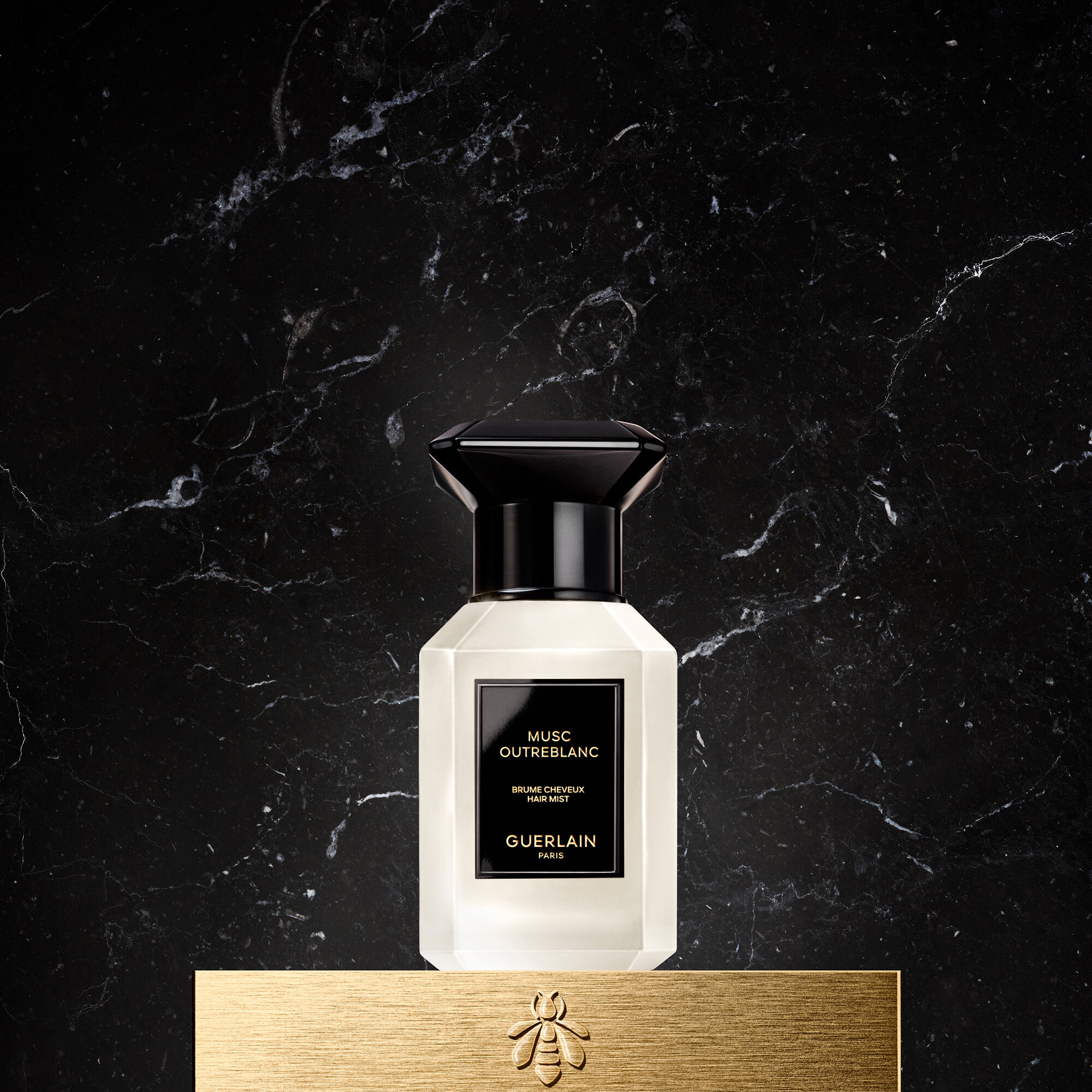 香水(女性用) GUERLAIN MUSC OUTREBLANC Musc Outreblanc Hair Mist: fragrância para cabelo com almíscar